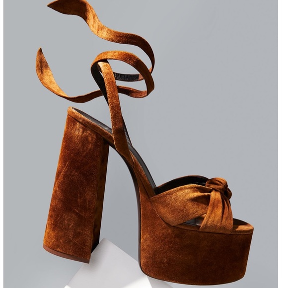 Saint Laurent Paige Platform Sandals 2025